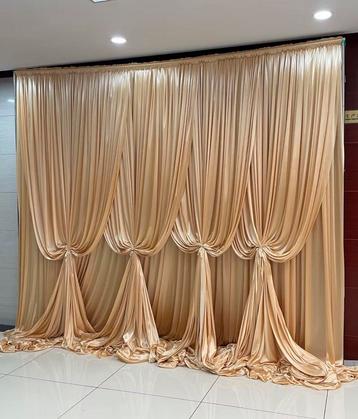 Stoffen backdrop te huur diverse kleuren/materialen beschikbaar voor biedingen