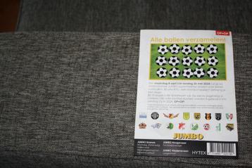 spaarkaart voor limited edition voetbal van je club