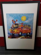 Ad Verstijnen vw bus, Ophalen of Verzenden, Zo goed als nieuw, Rechthoekig Staand, Met lijst