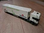 Tekno Scania 6x2 plus oplegger, Hobby en Vrije tijd, Modelauto's | 1:50, Ophalen of Verzenden, Zo goed als nieuw, Bus of Vrachtwagen