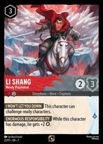 Disney Lorcana Promo - P2-022 - Li Shang - Newly Promoted, Ophalen of Verzenden, Nieuw, Losse kaart, Foil