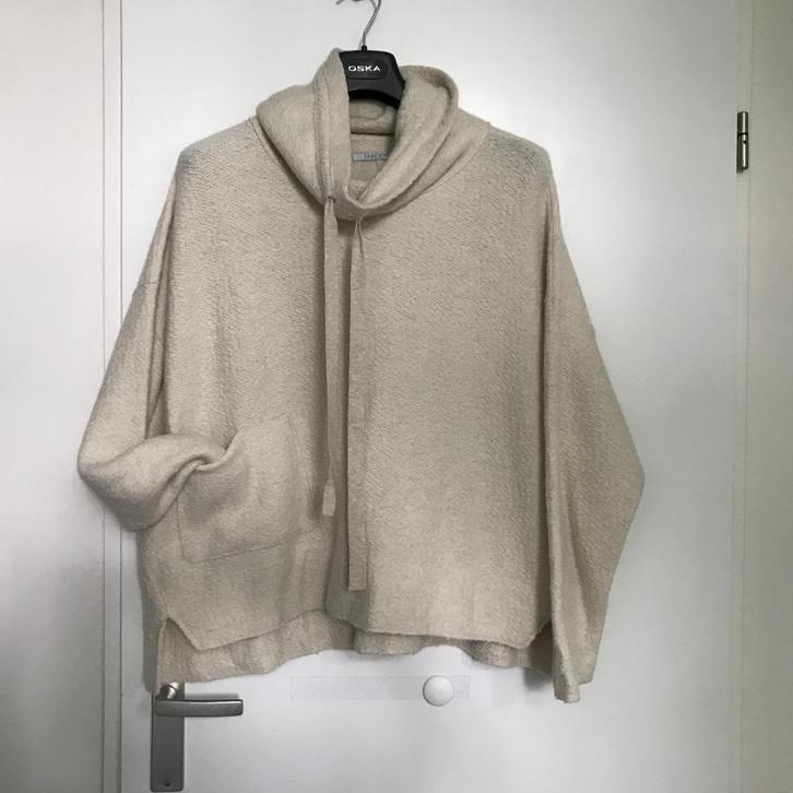 Transit Tandem trui creme wit maat 2(valt ruim)wol+ alpaca, Kleding | Dames, Truien en Vesten, Zo goed als nieuw, Verzenden