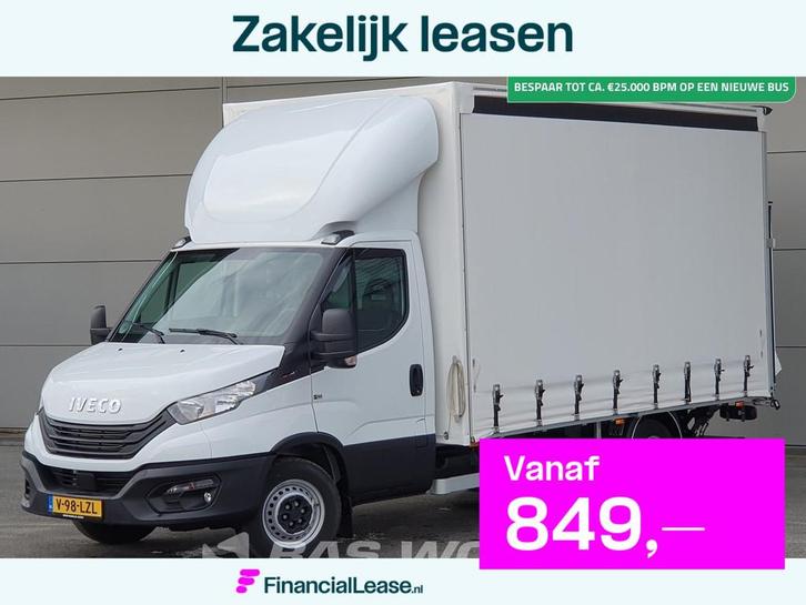 Iveco Daily 35S18 3.0L Laadklep 180PK Schuifzeilen Airco Cru, Auto's, Bestelauto's, Bedrijf, Lease, Financial lease, Achteruitrijcamera