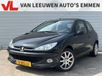 Peugeot 206 1.4 Air-line | Nieuw Binnen! | Airco | Lichtmeta, Auto's, Peugeot, Voorwielaandrijving, Stof, Zwart, 4 cilinders