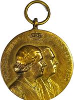 Huwelijk van Prinses Juliana en Prins Bernhard,1937, Postzegels en Munten, Penningen en Medailles, Ophalen of Verzenden, Overige materialen