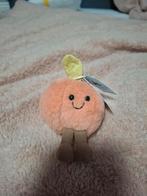 Pluche sleutelhanger peach, Kinderen en Baby's, Speelgoed | Knuffels en Pluche, Ophalen of Verzenden, Nieuw, Overige typen