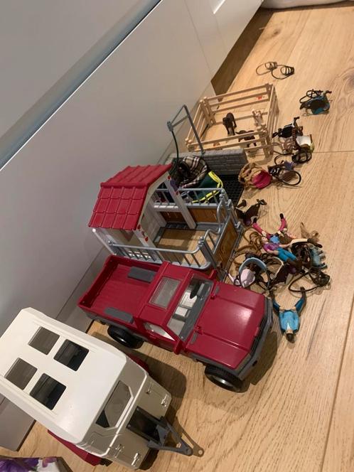 grote schleich set, Verzamelen, Speelgoed, Zo goed als nieuw, Ophalen of Verzenden