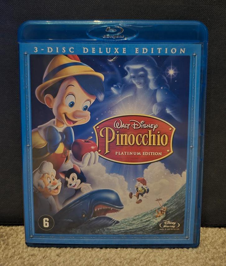 Pinocchio - Disney (1940), Cd's en Dvd's, Blu-ray, Zo goed als nieuw, Tekenfilms en Animatie, Ophalen of Verzenden