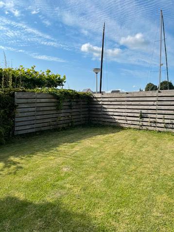 Ca 22 meter schutting hout beschikbaar voor biedingen