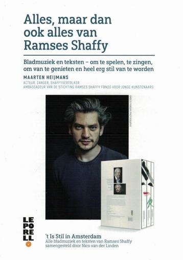 Alles, maar dan ook alles van Ramses Shaffy. beschikbaar voor biedingen