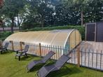 Zwembadoverkapping 5x10m, Tuin en Terras, Ophalen, Minder dan 80 cm, Zo goed als nieuw, 200 tot 400 cm
