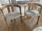 2 BOVRUP eetkamerstoelen Jysk, Ophalen, Twee, Zo goed als nieuw, Grijs