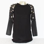 Zeer Mooi Diamanten H&M Jurkje (Maat 34) - 66 € 25,-, H&M, Zwart, Ophalen of Verzenden, Zo goed als nieuw