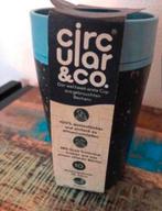 Nieuw circular & co koffie thee drink beker gerecycled, Overige materialen, Verzenden, Nieuw, Overige stijlen