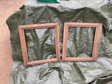 Lijst 2x. 60 x 65 eiken  beschikbaar voor biedingen