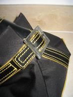 Handtas / schoudertas zwart met leuke gele accenten, Ophalen of Verzenden, Gebruikt, Zwart