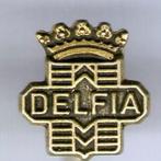 Delfia verzekeringen koper speldje ( V_213 ), Verzamelen, Verzenden, Zo goed als nieuw, Merk, Speldje of Pin