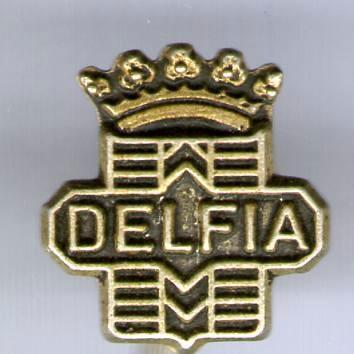 Delfia verzekeringen koper speldje ( V_213 ), Verzamelen, Speldjes, Pins en Buttons, Zo goed als nieuw, Speldje of Pin, Merk, Verzenden