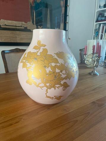 🌸Hella Jongerius vaas-Ikea-Jonsberg - Nieuwstaat-roze/goud beschikbaar voor biedingen