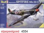 Modelbouw Revell 1:48 Spitfire Mk.IXc/XVI 4554 Vliegtuig, Hobby en Vrije tijd, Modelbouw | Vliegtuigen en Helikopters, Revell
