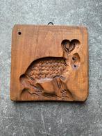 Antieke speculaasplank/koekplank konijn/haas, Ophalen of Verzenden