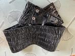 Zwarte elastische riem, Kleding | Dames, Riemen en Ceinturen, Ophalen of Verzenden, Zwart