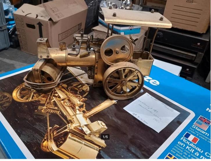 Wilesco messing stoomwals, Antiek en Kunst, Antiek | Speelgoed, Ophalen