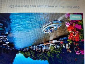 Te koop 2 ticktets open boottour in de Amsterdamse grachten. beschikbaar voor biedingen