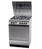 Indesit 16TMH5AG(X)/NL Gasfornuis, Met Oven, Goede Staat., Witgoed en Apparatuur, Fornuizen, Ophalen, 60 cm of meer, 4 kookzones