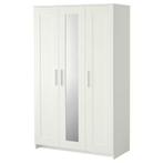 Nieuw IKEA Brimnes kledingkast 3 deuren wit 117x190 cm, Huis en Inrichting, Nieuw, 150 tot 200 cm, Ophalen of Verzenden, 50 tot 75 cm