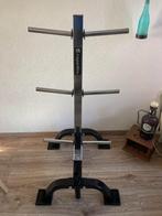Fitness standaard voor schijven van 30 mm en twee stangen, Sport en Fitness, Fitnessmaterialen, Ophalen, Gebruikt