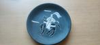 Vintage decoratieve wandbord - Ruiter, Ophalen of Verzenden