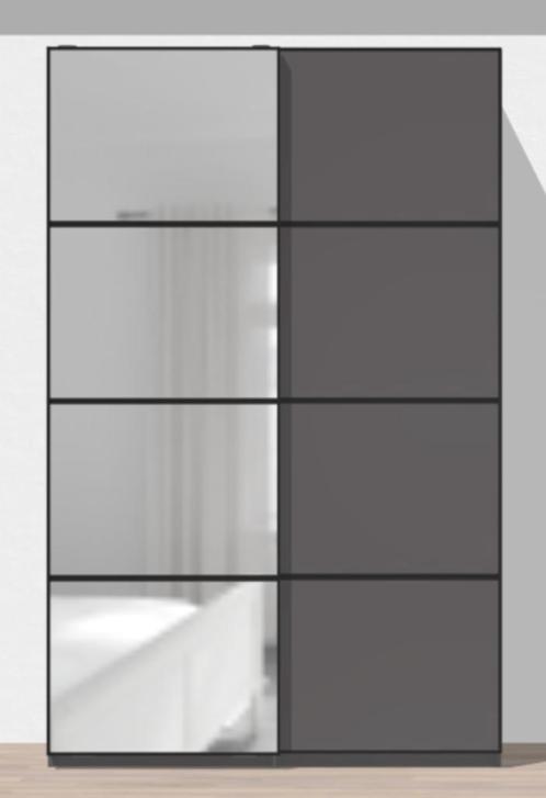IKEA PAX / MEHAMN kledingkast met (spiegel)schuifdeuren, Huis en Inrichting, Kasten | Kledingkasten, Gebruikt, 200 cm of meer