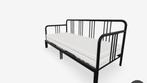 Fyresdal, Ikea, bed frame black, 80x200 cm, Huis en Inrichting, Ophalen, Gebruikt, Zwart, Tweepersoons