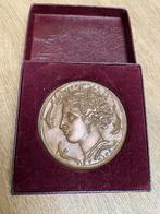 Prachtige grote Franse medaille in orgineel doosje, Postzegels en Munten, Penningen en Medailles, Ophalen of Verzenden, Overige materialen