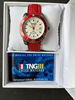 TNG WATCHES, limited edition Zwitserleven - new, Sieraden, Tassen en Uiterlijk, Horloges | Heren, Overige merken, Leer, Staal