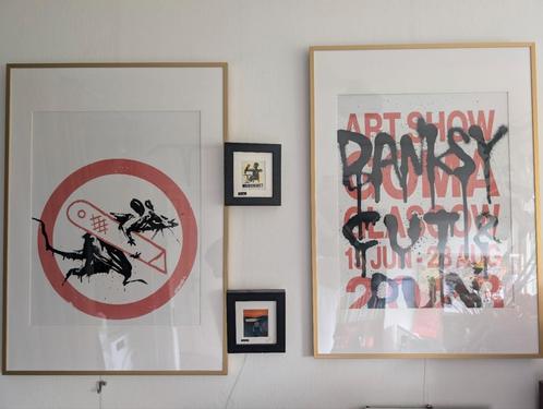 Banksy Cut and Run posters, Antiek en Kunst, Kunst | Schilderijen | Modern, Ophalen of Verzenden