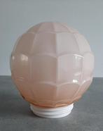 Thabur plafondlamp bol lamp licht roze glas zalmroze, Huis en Inrichting, Ophalen of Verzenden, Zo goed als nieuw, Glas