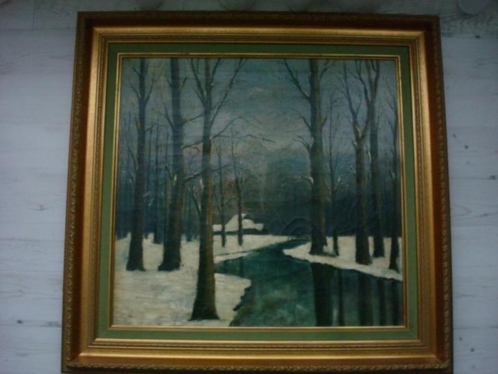 SCHILDERIJ HERMANUS BERSERIK, Antiek en Kunst, Kunst | Schilderijen | Klassiek, Ophalen