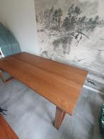 Morbylanga ikea eettafel 220 x 100 eikenfineer bruin, Huis en Inrichting, Tafels | Eettafels, Ophalen, Eikenhout, 200 cm of meer