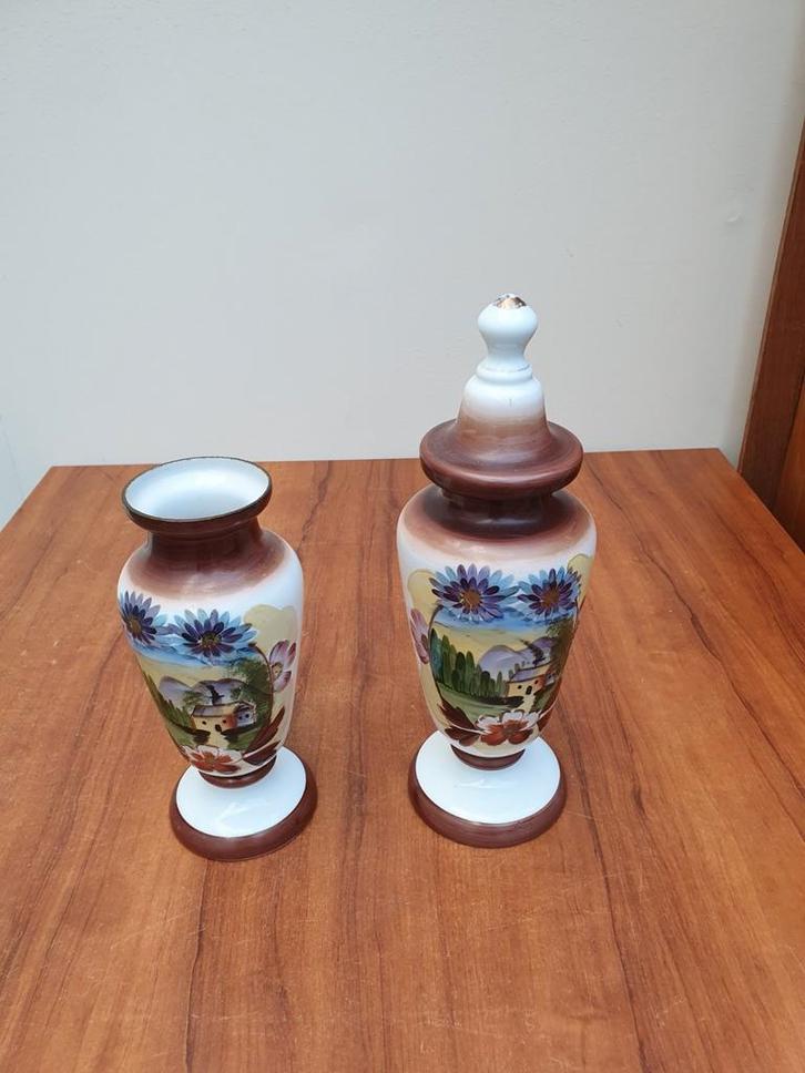 Set van 2 Chinese vazen, Antiek en Kunst, Curiosa en Brocante, Ophalen of Verzenden