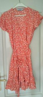 Zomerjurk peach kleurige met wit bloemetje mt 40merk anytime, Maat 38/40 (M), Oranje, Ophalen of Verzenden, Zo goed als nieuw
