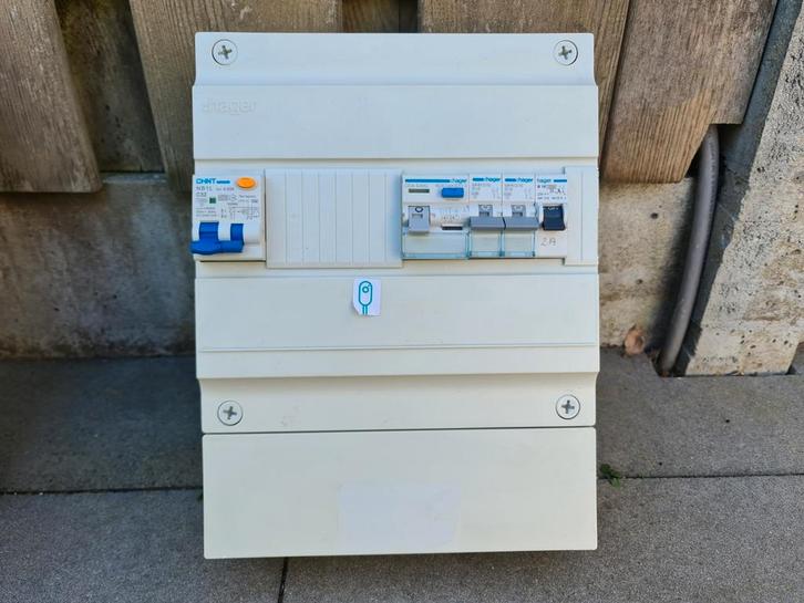 Hager & Chint groepenkast/onderdelen, Doe-het-zelf en Verbouw, Elektra en Kabels, Gebruikt, Overige typen, Ophalen of Verzenden