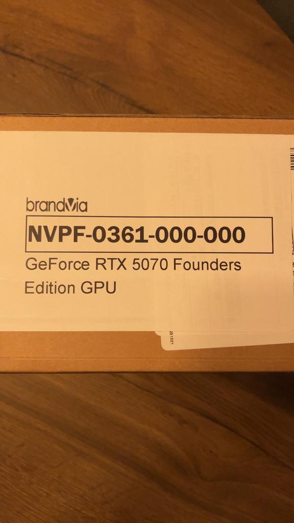 *SEALED* NVIDIA RTX 5070 Founders Edition 12GB videokaart, Computers en Software, Videokaarten, Nieuw, Nvidia, PCI-Express 4.0