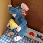 Ratatouille muis / rat knuffel met kaas 30 cm groot, Kinderen en Baby's, Speelgoed | Knuffels en Pluche, Ophalen of Verzenden