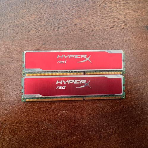 Kingston HyperX red 2 x  8GB DDR3 RAM – 1600MHz 16gb, Computers en Software, RAM geheugen, Zo goed als nieuw, Desktop, DDR3, Ophalen