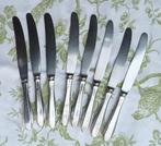 Gero 90 .Messen set 8 stuks .21 cm. Verzilverd ., Antiek en Kunst, Antiek | Bestek, Ophalen of Verzenden
