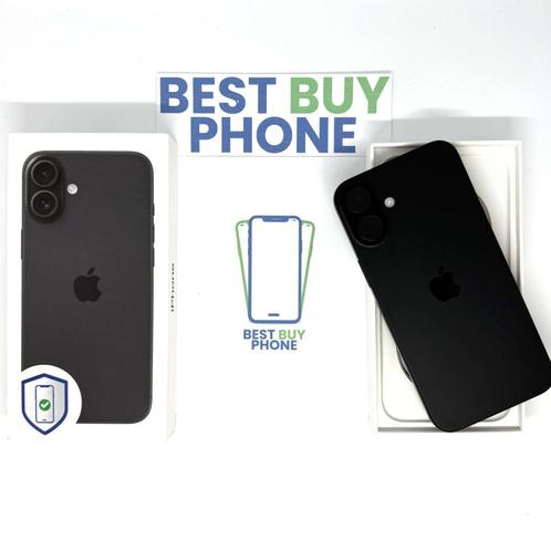 iPhone 16 plus 128GB zwart /100% batt /kras vrij /garantie, Telecommunicatie, Mobiele telefoons | Apple iPhone, Zo goed als nieuw