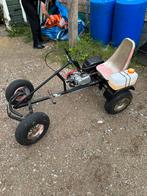 Skelter met minibike motor, Ophalen, Gebruikt, Benzinemotor