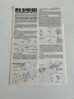 RX-540 technipower motor handleiding rc modelbouw, Elektro, Gebruikt, Ophalen of Verzenden, Onderdeel